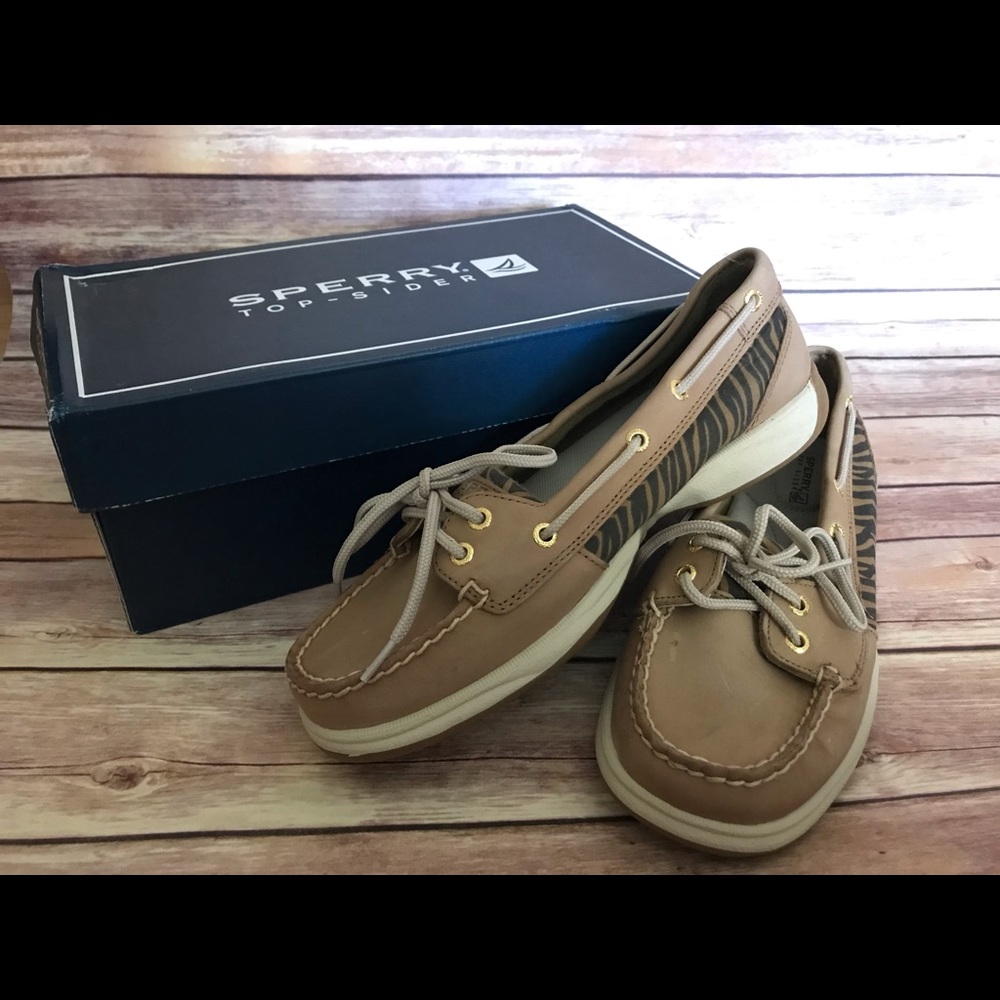 Zebra Print Sperry Shoes